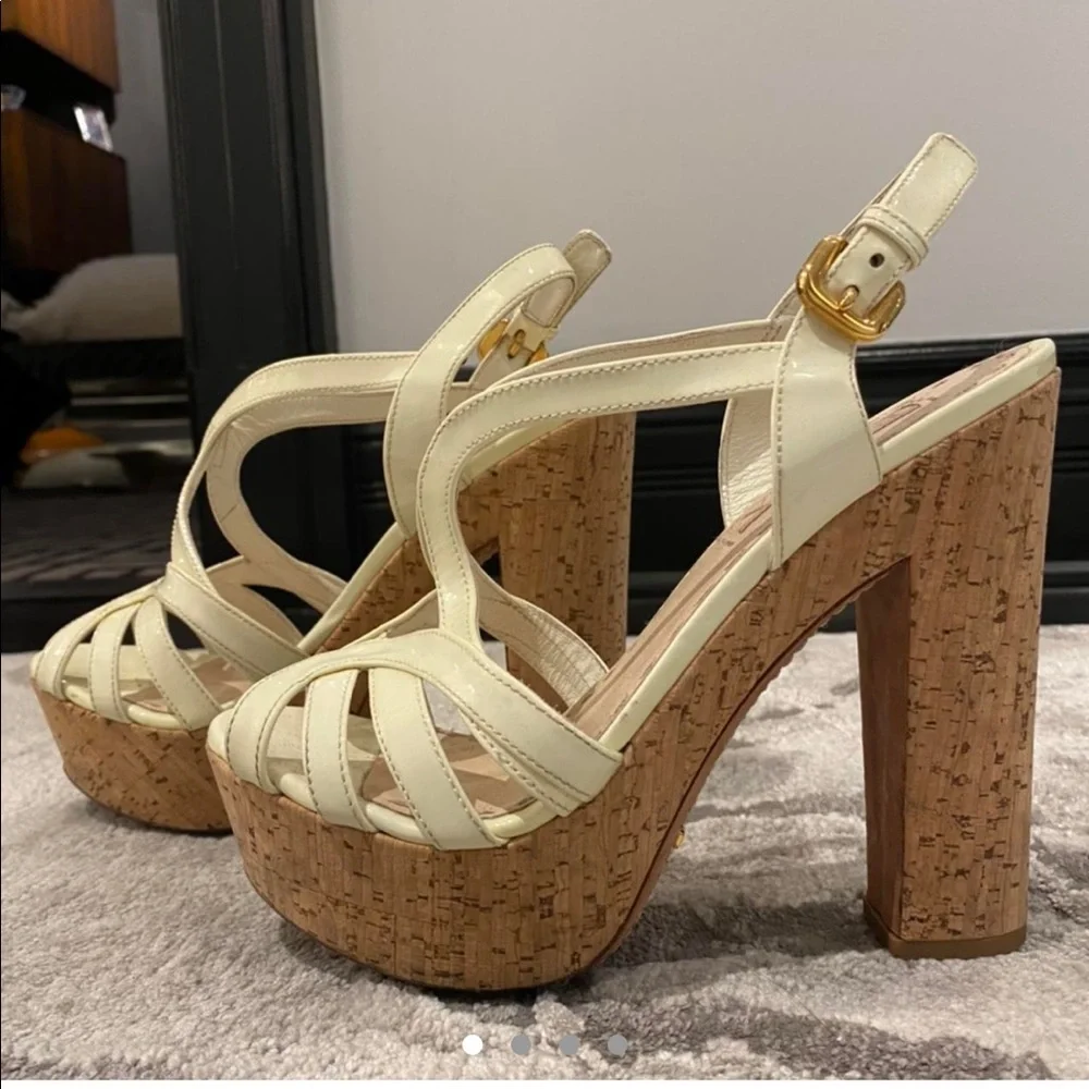 PRADA PLATFORM SANDALS - Picture 4 of 4